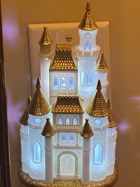 Disney princess castle projector light from Bath and Body Works